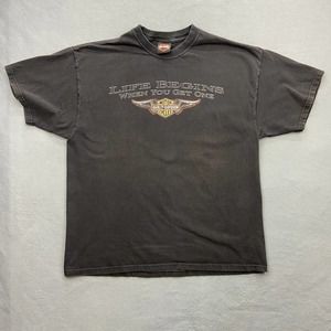 Harley Davidson Mens XL Thiel's Wheels Upper Sandusky Ohio T-Shirt